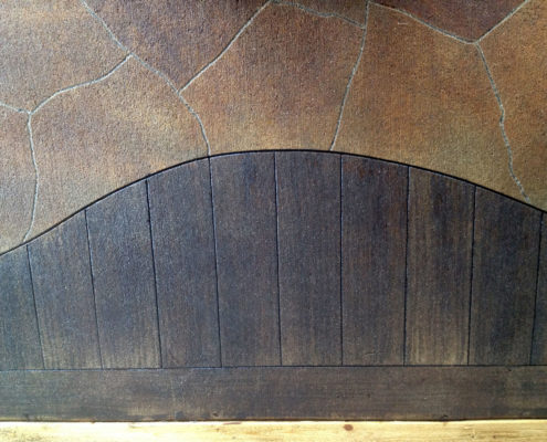 Engraving - Wood & Flagstone