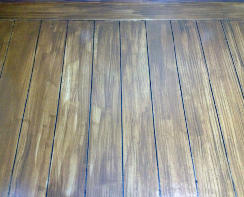 Engraving - Wood Floor Look
